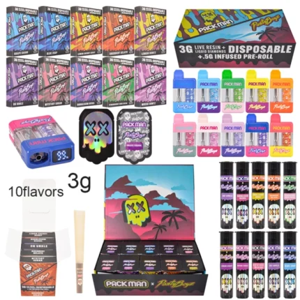 Packman PantyBoyz 3.5ML Disposable Vape Pen 3.5 gram Atomizer Tank 350mAh Battery Empty