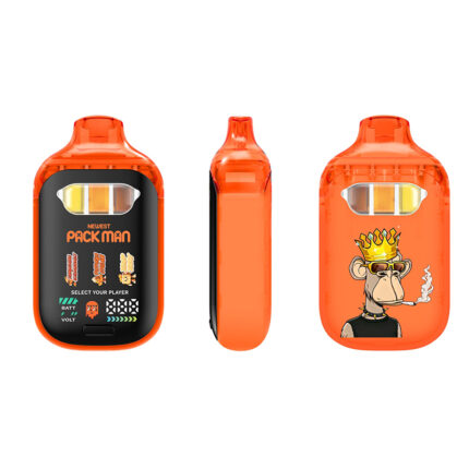 Packman 1ml+1ml+1ml Disposable Vape Pen 3G Triple chambers Empty Thick Oil Carts With Digital Screen