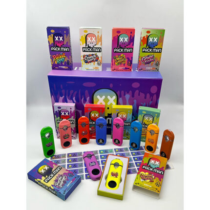 Packman Disposable Vape pen 2ML Empty Thick Oil Tank With Digital Screen